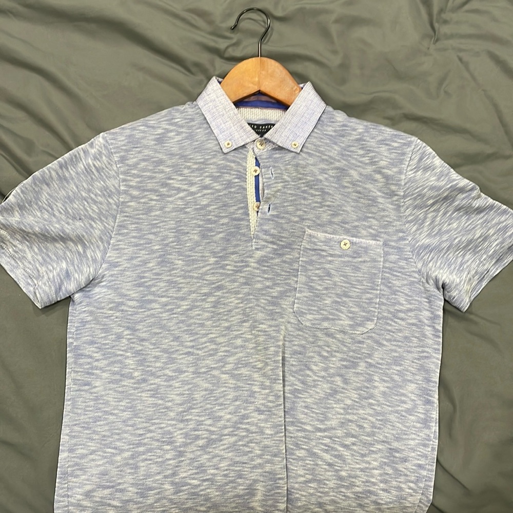 Blue Ted Baker polo
